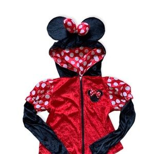 Minnie Mouse Costume Hoodie, Women’s Size Large (runs a little short)